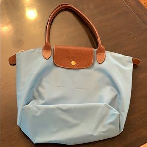 Baby blue bag